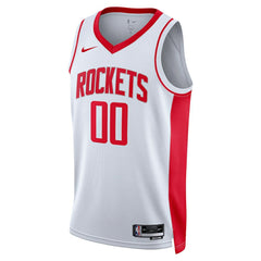 Houston Rockets Unisex Swingman Custom Jersey White Association Edition - Nike