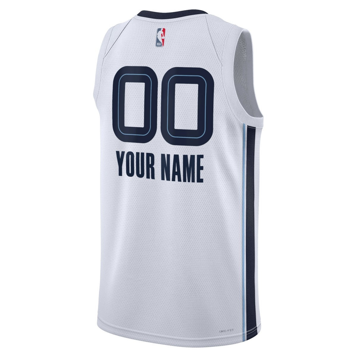 Memphis Grizzlies Unisex Swingman Custom Jersey White Association Edition - Nike