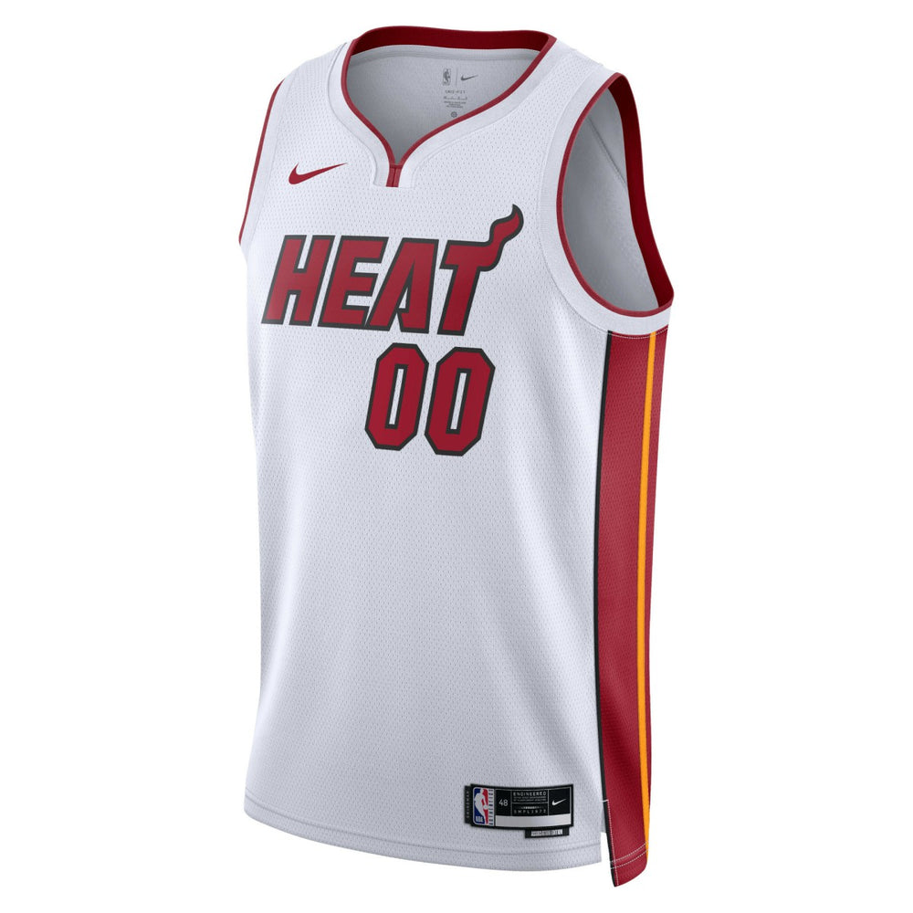Miami Heat Unisex Swingman Custom Jersey White Association Edition - Nike