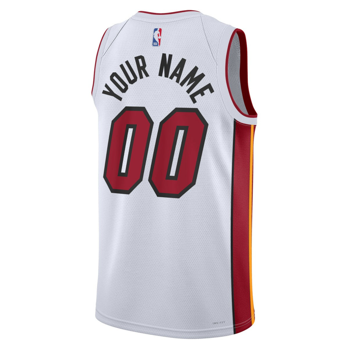 Miami Heat Unisex Swingman Custom Jersey White Association Edition - Nike