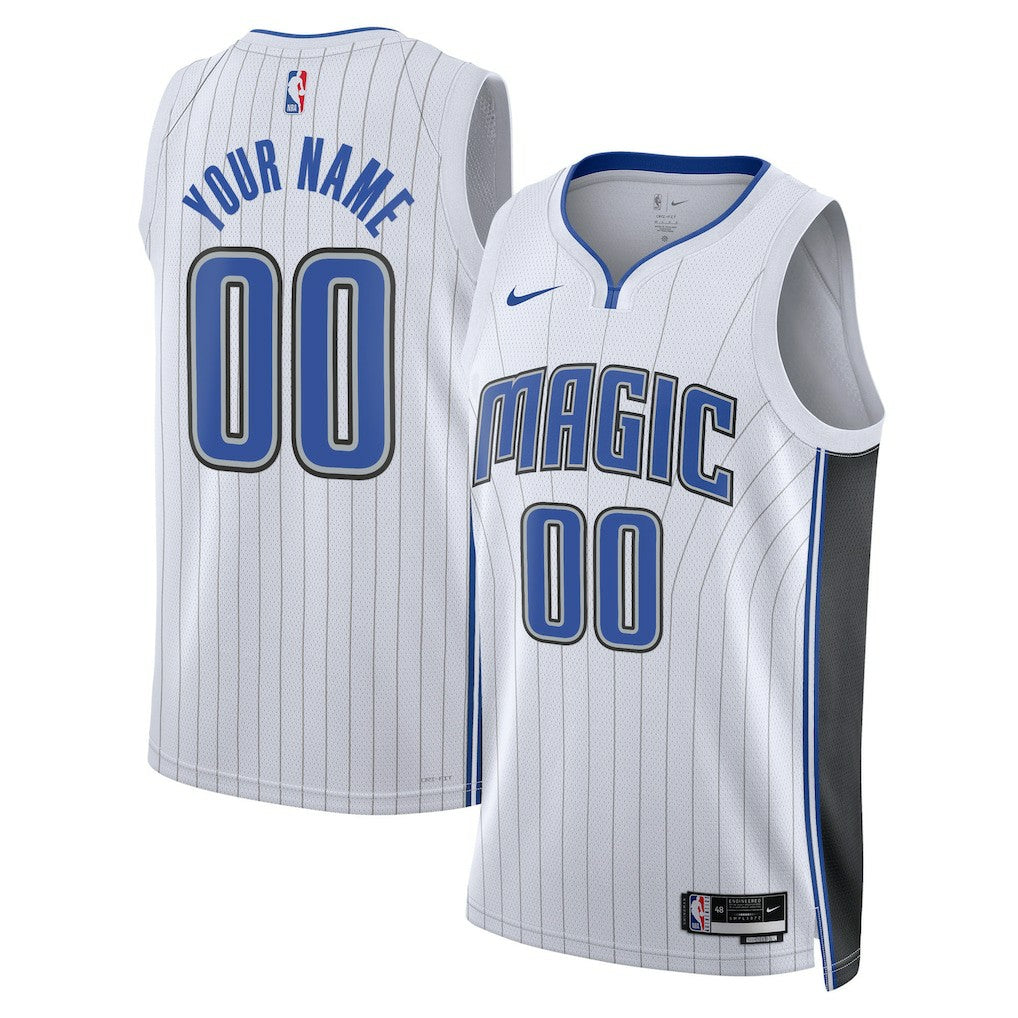 Orlando Magic Unisex Swingman Custom Jersey White Association Edition - Nike