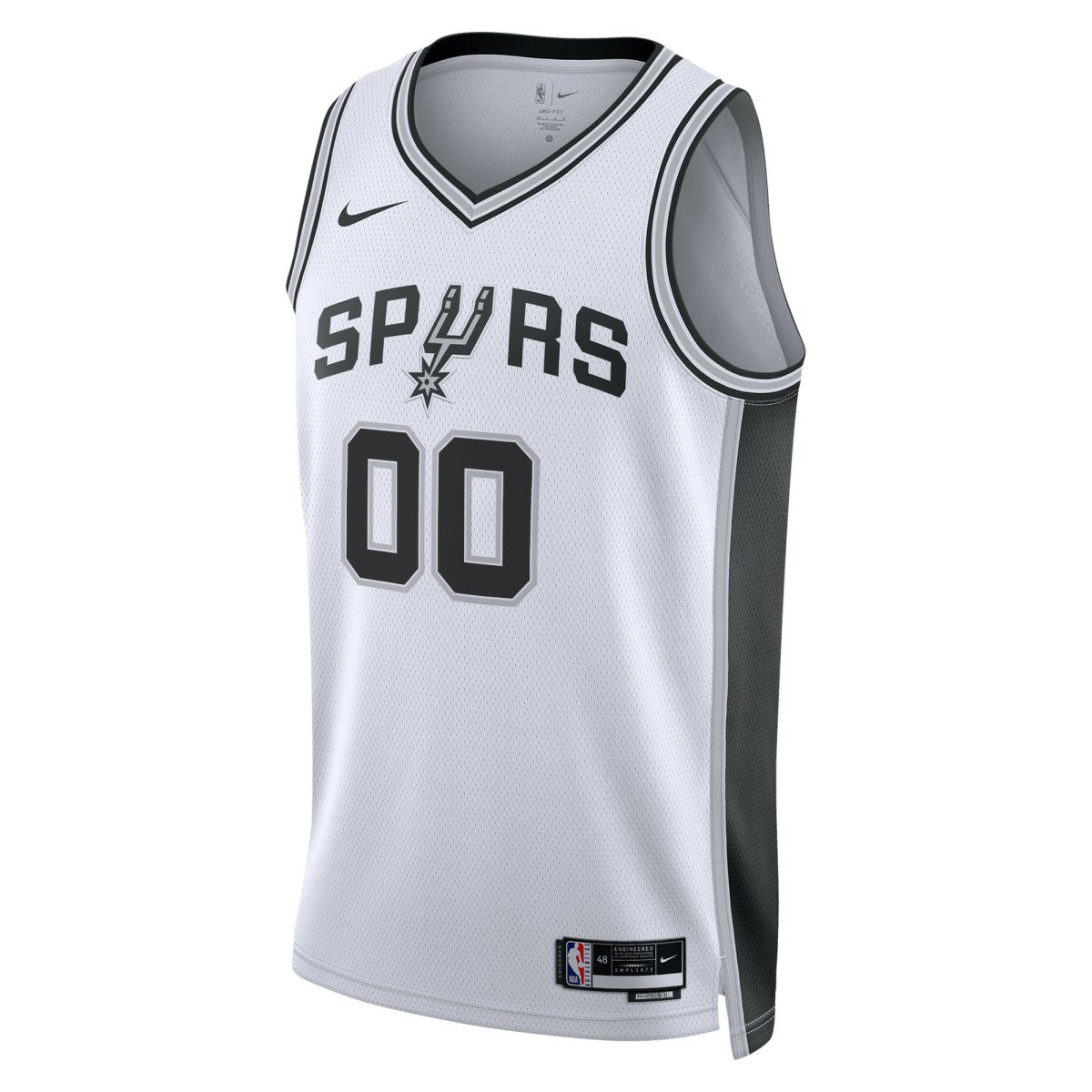 San Antonio Spurs Unisex Swingman Custom Jersey White Association Edition - Nike outlet