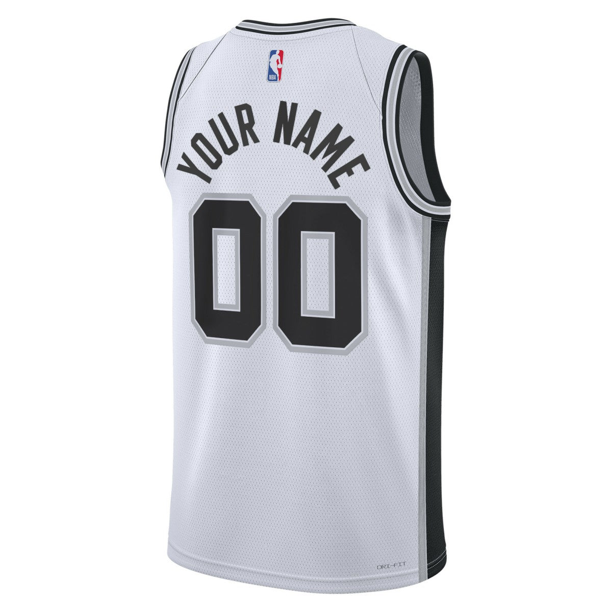 San Antonio Spurs Unisex Swingman Custom Jersey White Association Edition - Nike outlet