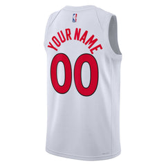 Toronto Raptors Unisex Swingman Custom Jersey White Association Edition - Nike