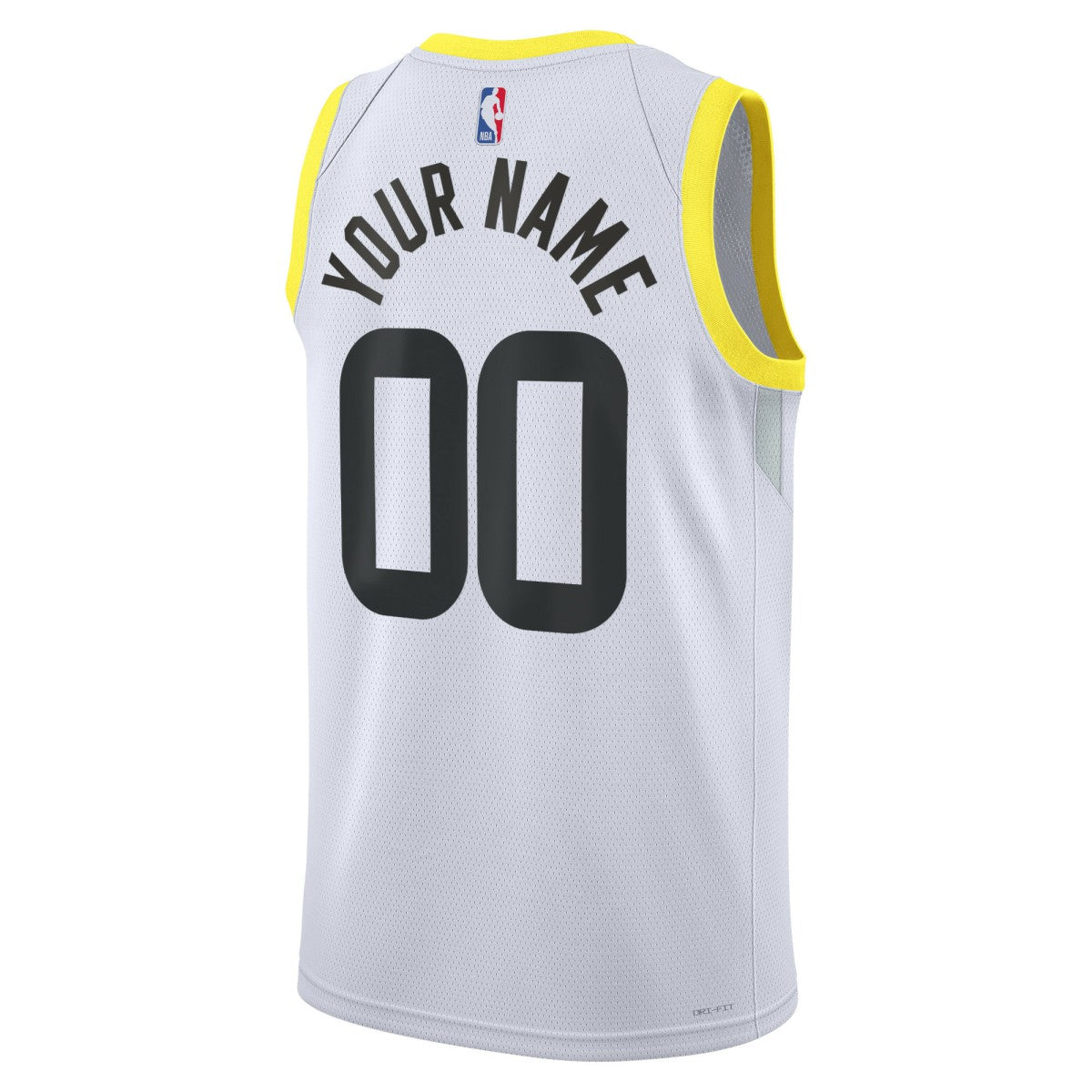 Utah Jazz Unisex Swingman Custom Jersey White Association Edition - Nike