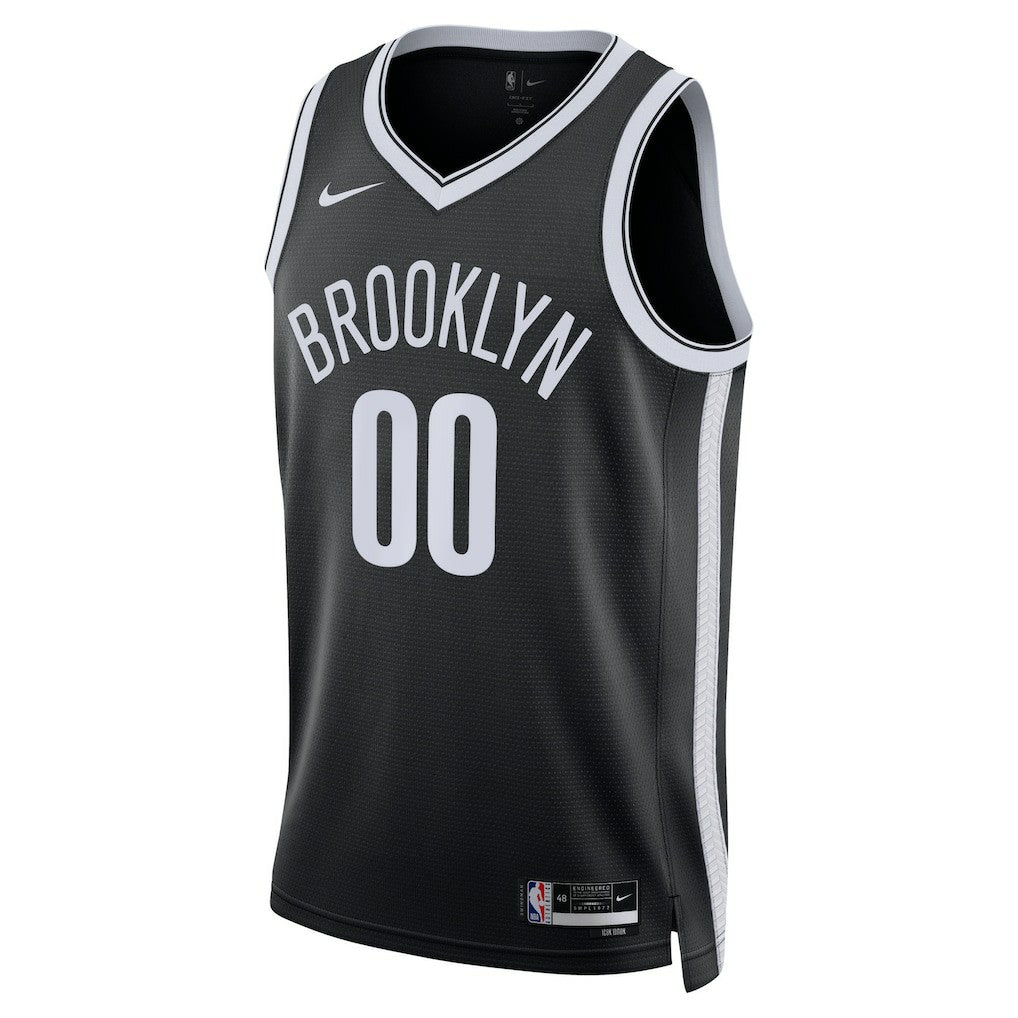Brooklyn Nets Unisex Swingman Custom Jersey Black Icon Edition - Nike outlet