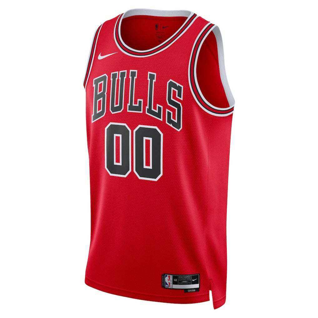 Chicago Bulls Unisex Swingman Custom Jersey Red Icon Edition - Nike