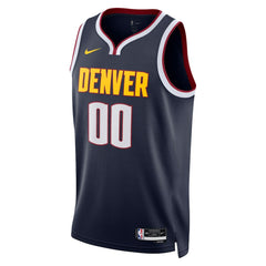 Denver Nuggets Unisex Swingman Custom Jersey Navy Icon Edition - Nike
