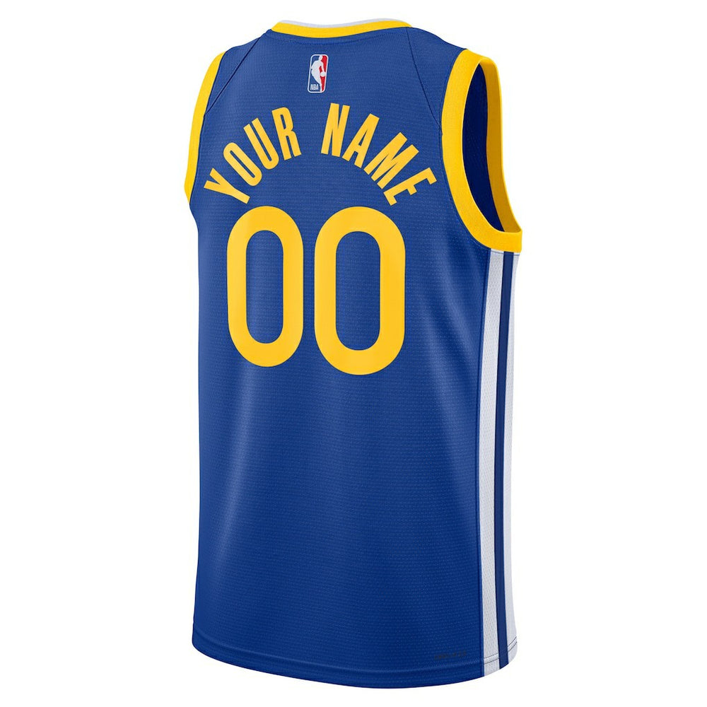 Golden State Warriors Unisex Swingman Custom Jersey Royal Icon Edition - Nike
