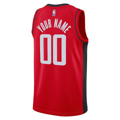 Houston Rockets Unisex Swingman Custom Jersey Red Icon Edition - Nike