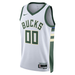 Milwaukee Bucks Unisex Swingman Custom Jersey White Association Edition - Nike outlet