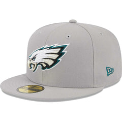 Philadelphia Eagles New Era Omaha 59FIFTY Fitted Hat - Gray Hats