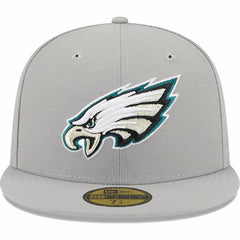 Philadelphia Eagles New Era Omaha 59FIFTY Fitted Hat - Gray Hats