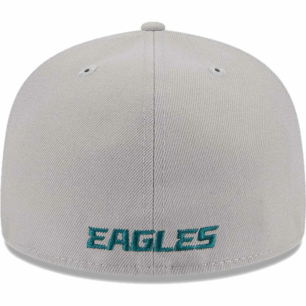 Philadelphia Eagles New Era Omaha 59FIFTY Fitted Hat - Gray Hats