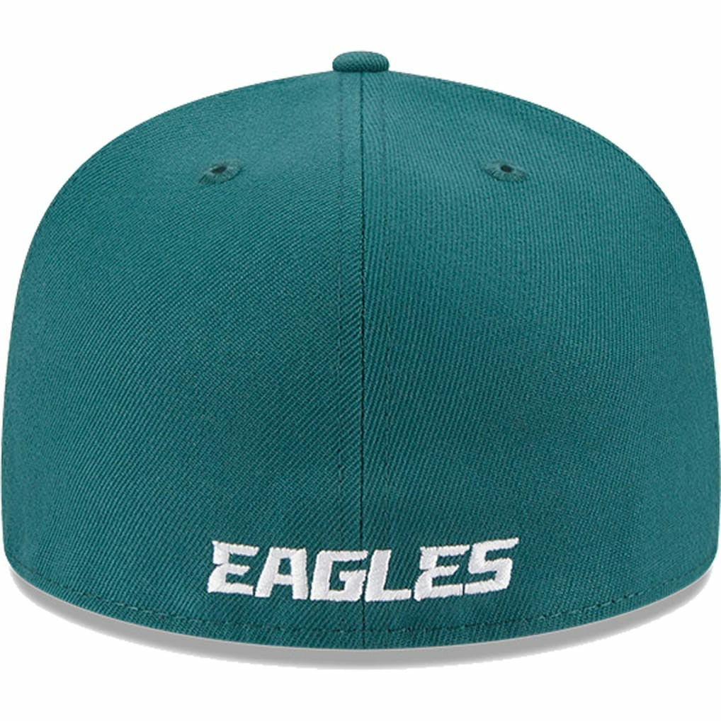 Philadelphia Eagles New Era Omaha 59FIFTY Fitted Hat - Midnight Green Hats