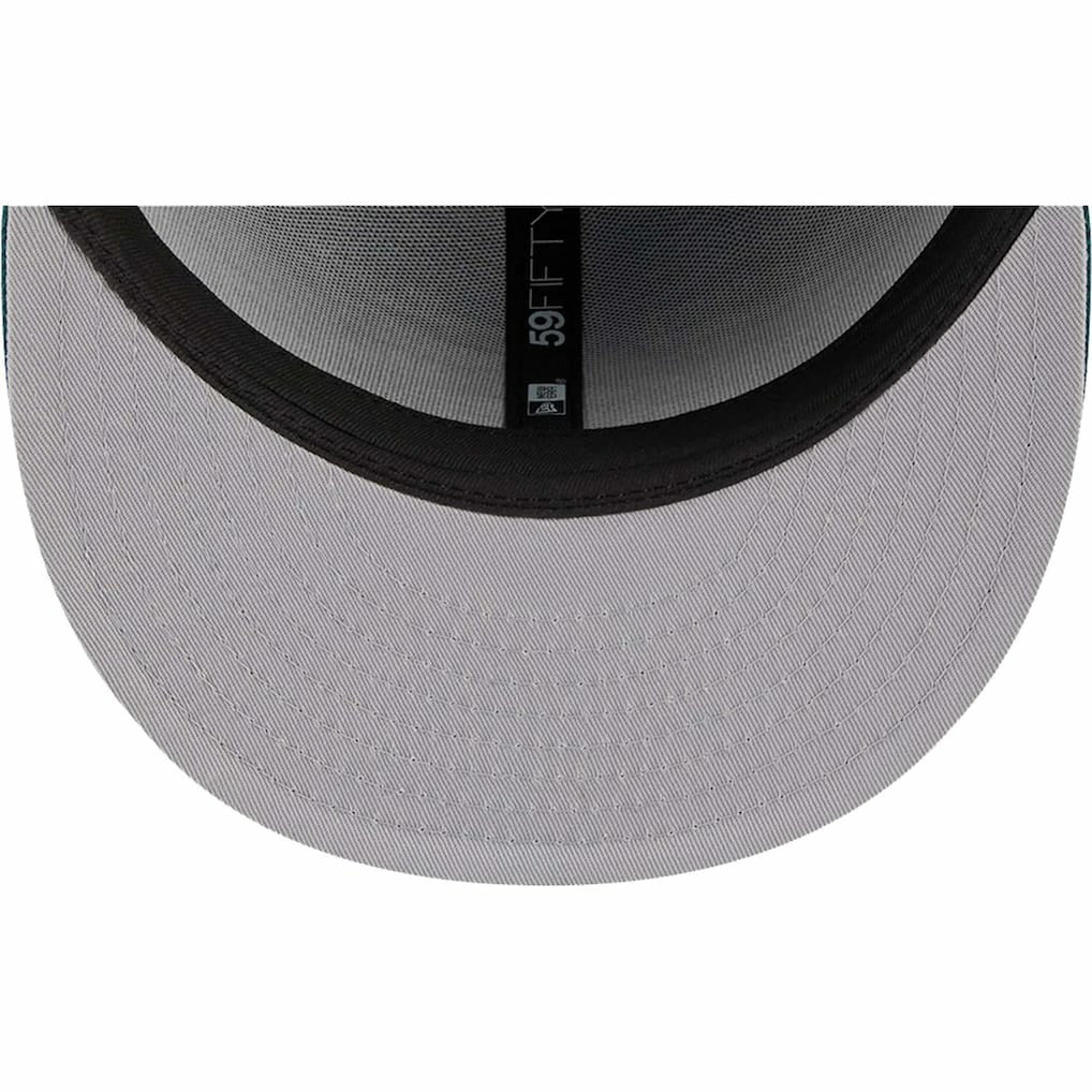 Philadelphia Eagles New Era Omaha 59FIFTY Fitted Hat - Midnight Green Hats