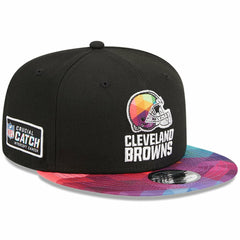 Cleveland Browns New Era 2023 NFL Crucial Catch 9FIFTY Snapback Hat - Black Hats