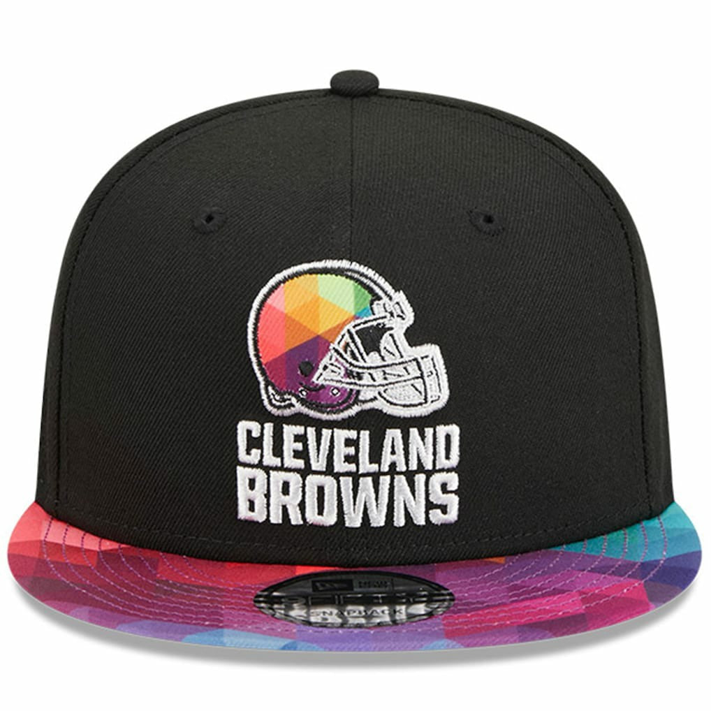 Cleveland Browns New Era 2023 NFL Crucial Catch 9FIFTY Snapback Hat - Black Hats