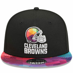 Cleveland Browns New Era 2023 NFL Crucial Catch 9FIFTY Snapback Hat - Black Hats