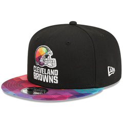 Cleveland Browns New Era 2023 NFL Crucial Catch 9FIFTY Snapback Hat - Black Hats