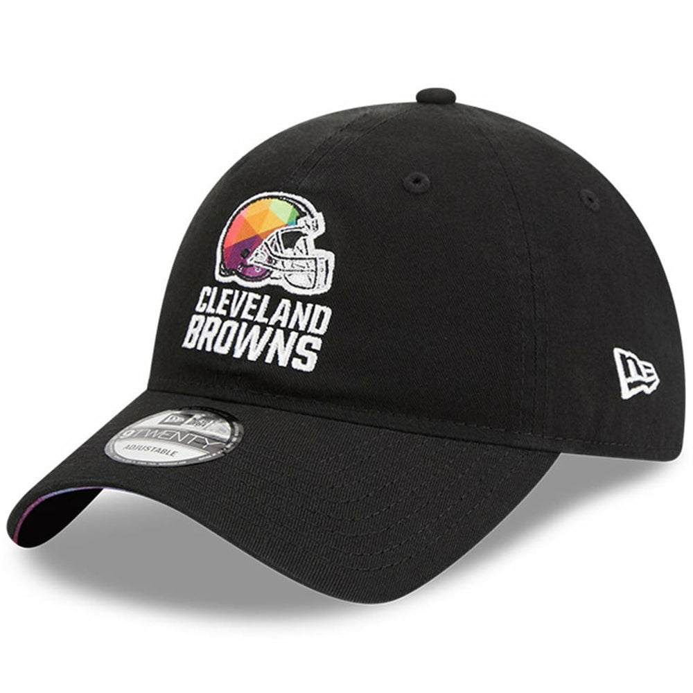 Cleveland Browns New Era 2023 NFL Crucial Catch 9TWENTY Adjustable Hat - Black Hats