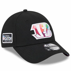 Cincinnati Bengals New Era 2023 NFL Crucial Catch 9FORTY Adjustable Hat - Black Hats