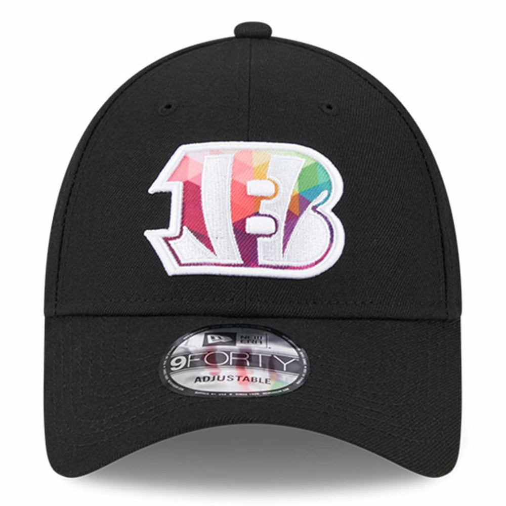 Cincinnati Bengals New Era 2023 NFL Crucial Catch 9FORTY Adjustable Hat - Black Hats