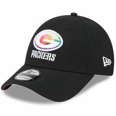 Green Bay Packers New Era 2023 NFL Crucial Catch 9FORTY Adjustable Hat - Black Hats