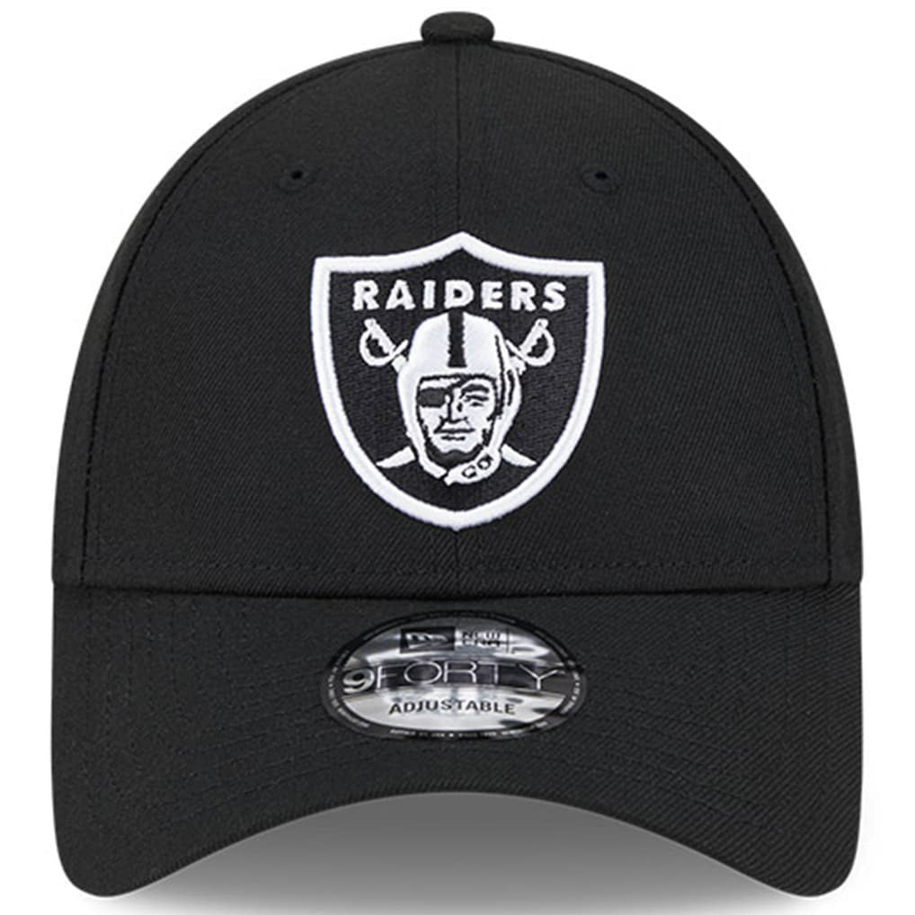 Las Vegas Raiders New Era 2023 NFL Crucial Catch 9FORTY Adjustable Hat - Black Hats