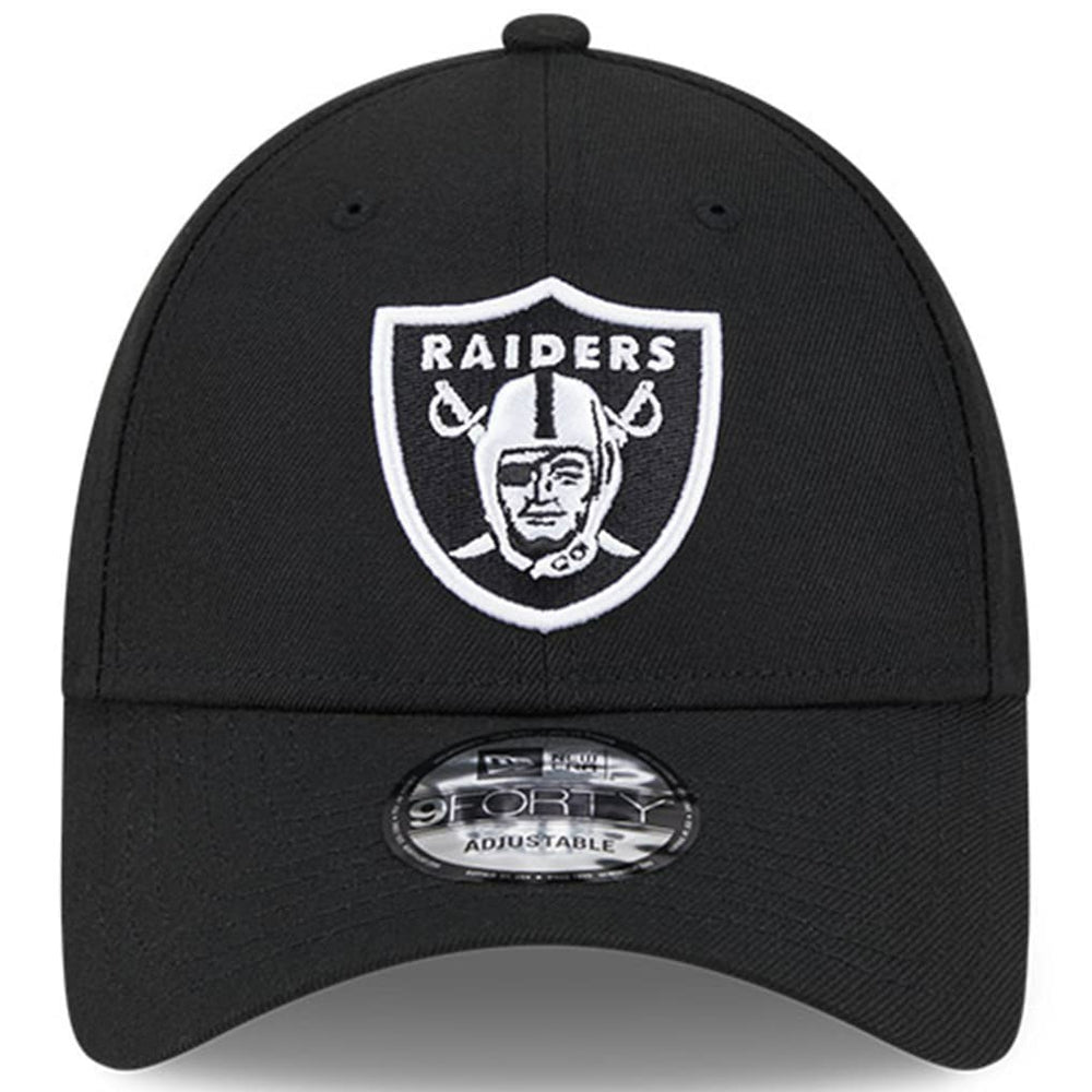Las Vegas Raiders New Era 2023 NFL Crucial Catch 9FORTY Adjustable Hat - Black Hats