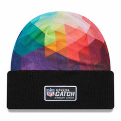 Chicago Bears New Era 2023 NFL Crucial Catch Cuffed Knit Hat - Black Hats