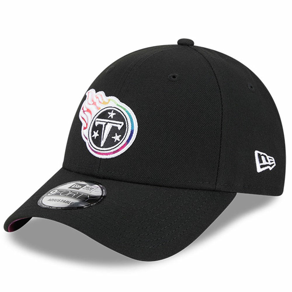 Tennessee Titans New Era 2023 NFL Crucial Catch 9FORTY Adjustable Hat - Black Hats