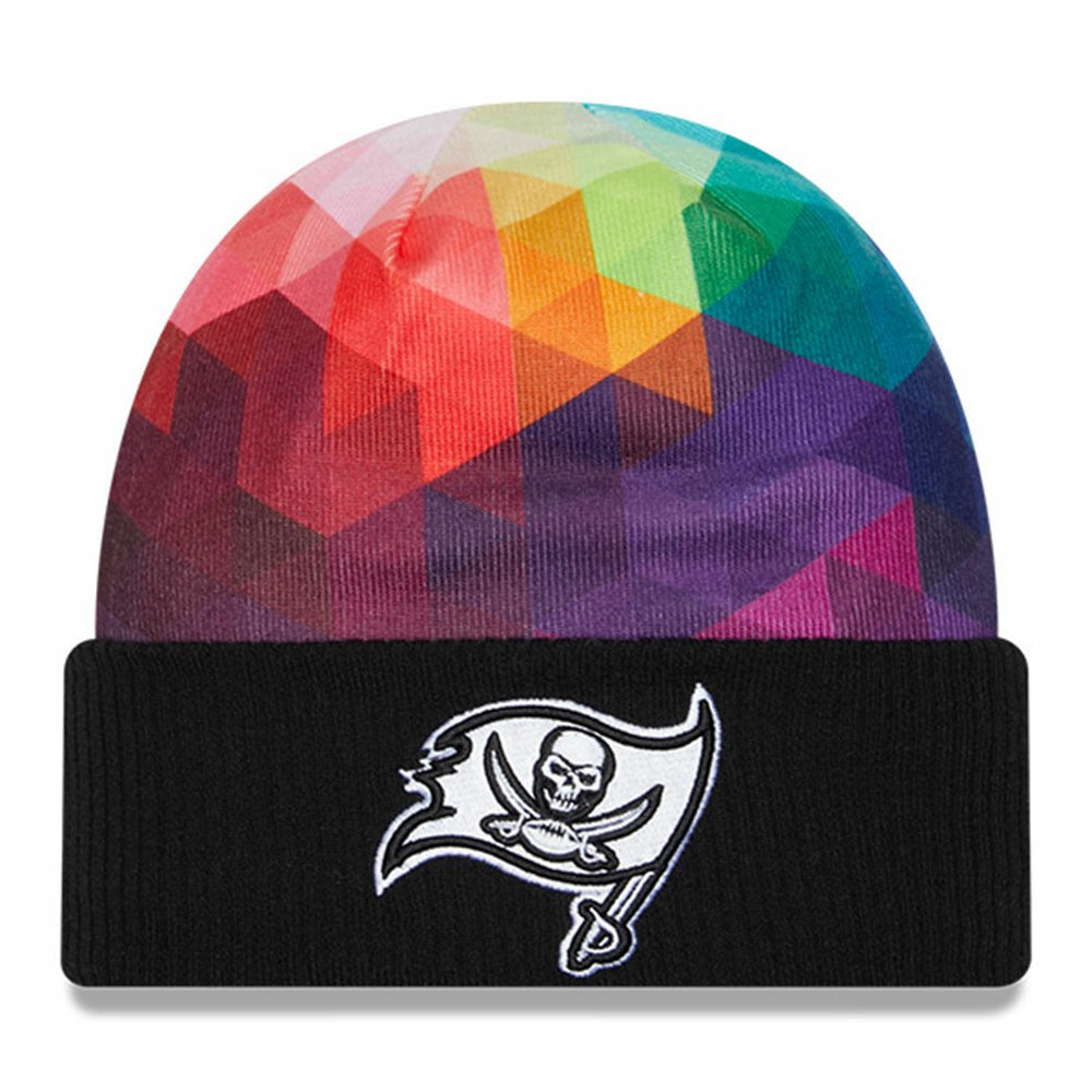 Tampa Bay Buccaneers New Era 2023 NFL Crucial Catch Cuffed Knit Hat - Black Hats