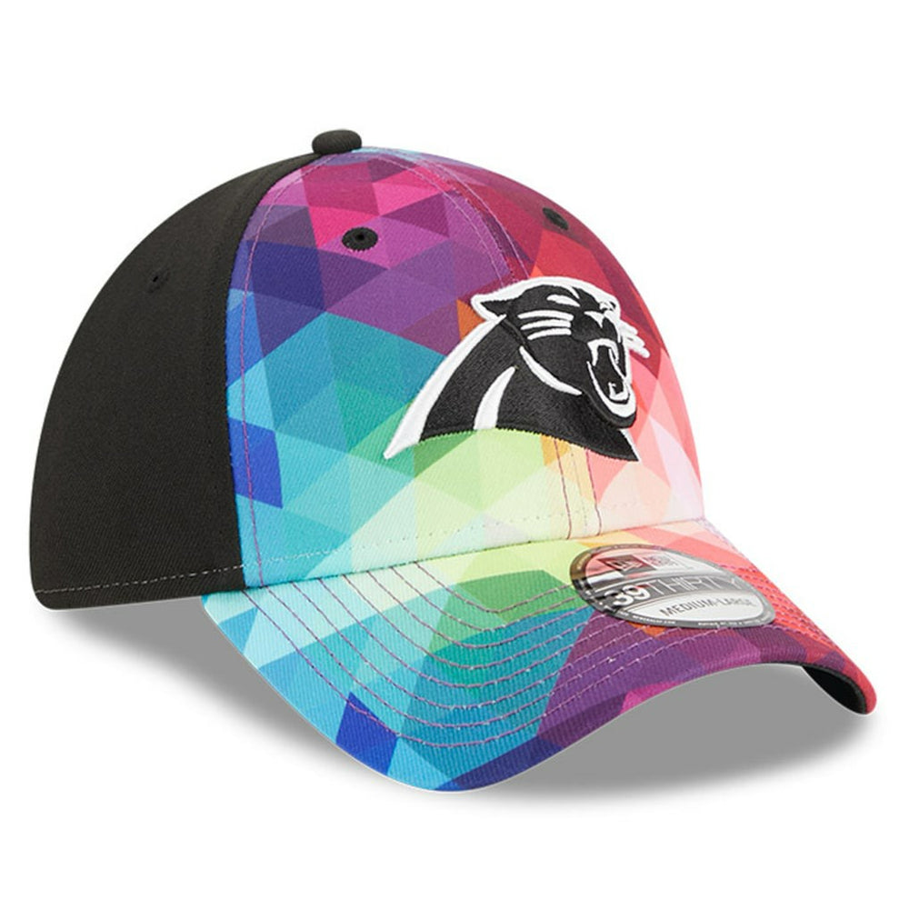 Carolina Panthers New Era 2023 NFL Crucial Catch 39THIRTY Flex Hat - Pink Hats