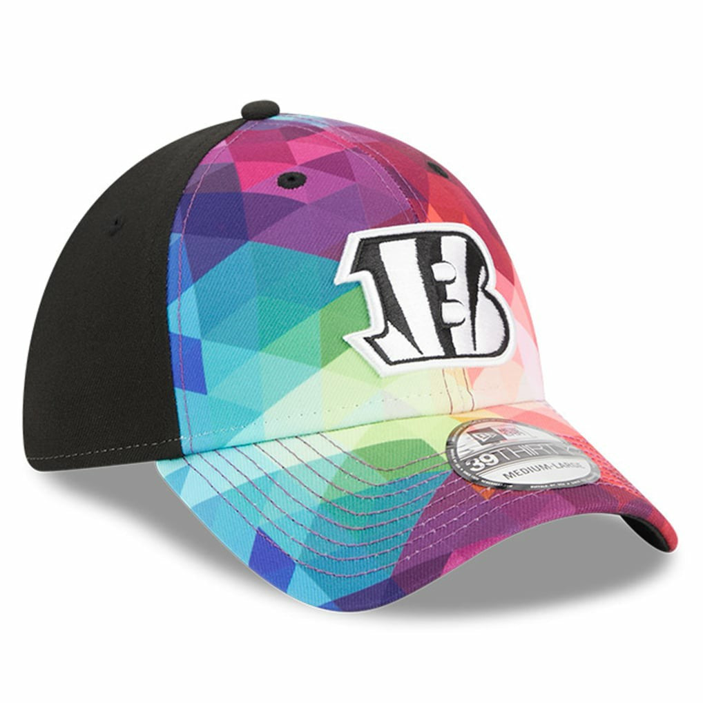 Cincinnati Bengals New Era 2023 NFL Crucial Catch 39THIRTY Flex Hat - Pink Hats