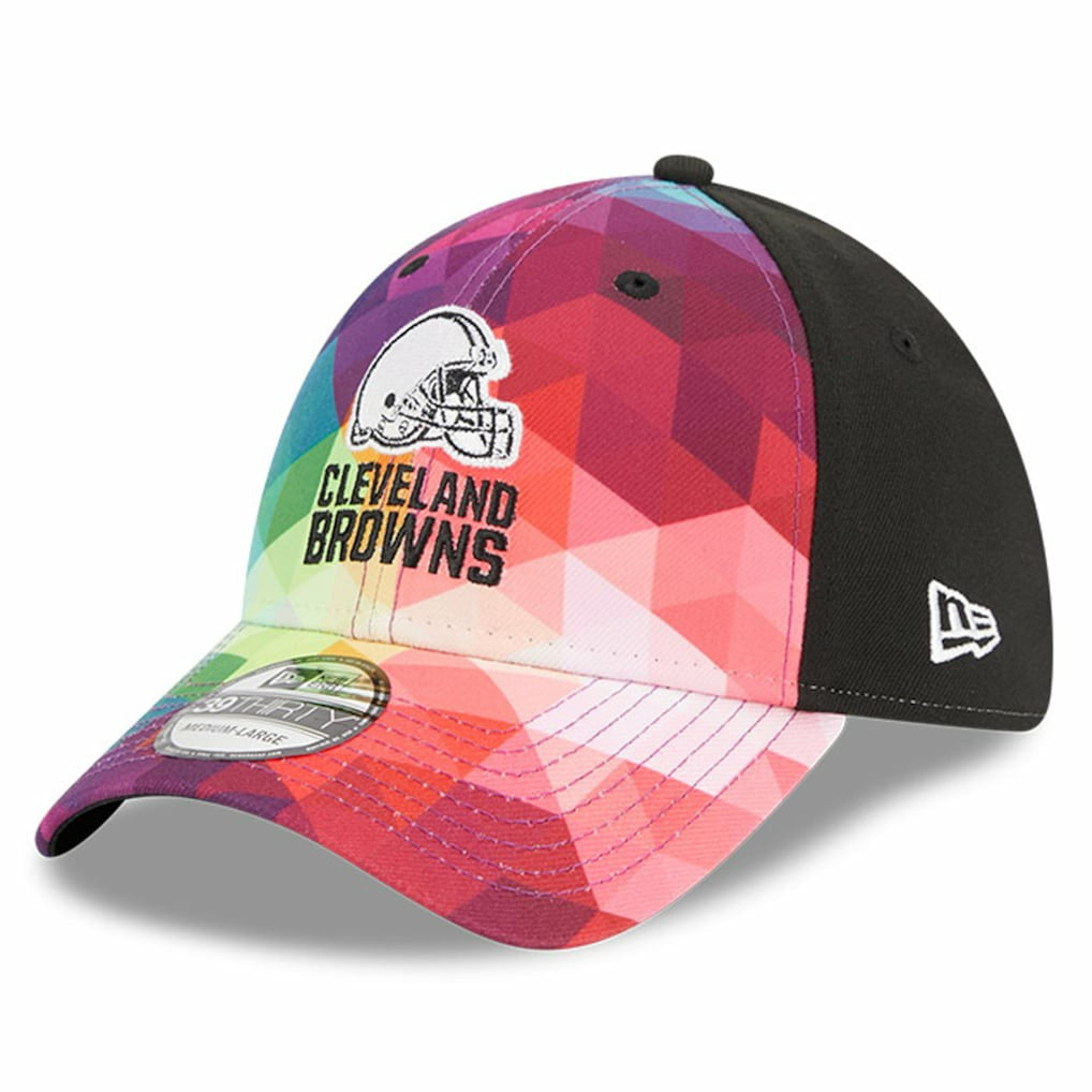 Cleveland Browns New Era 2023 NFL Crucial Catch 39THIRTY Flex Hat - Pink Hats