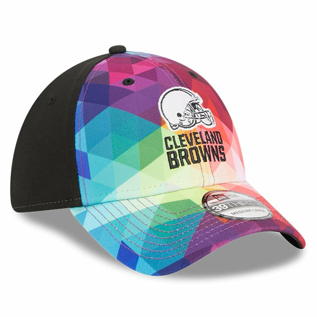 Cleveland Browns New Era 2023 NFL Crucial Catch 39THIRTY Flex Hat - Pink Hats