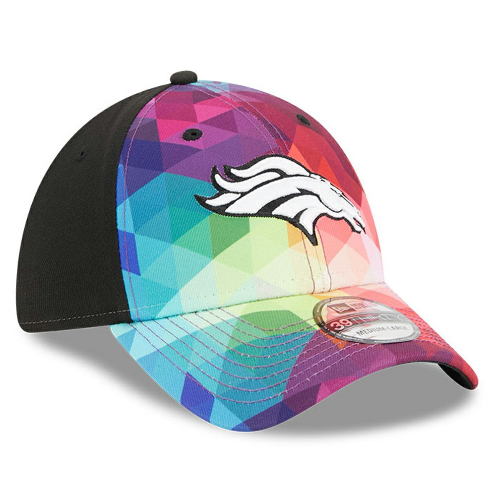 Denver Broncos New Era 2023 NFL Crucial Catch 39THIRTY Flex Hat - Pink Hats