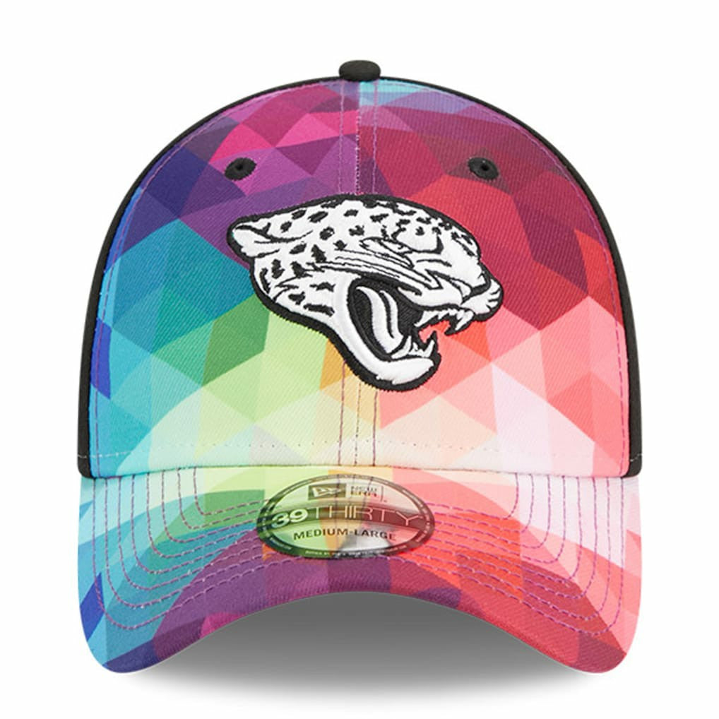 Jacksonville Jaguars New Era 2023 NFL Crucial Catch 39THIRTY Flex Hat - Pink Hats