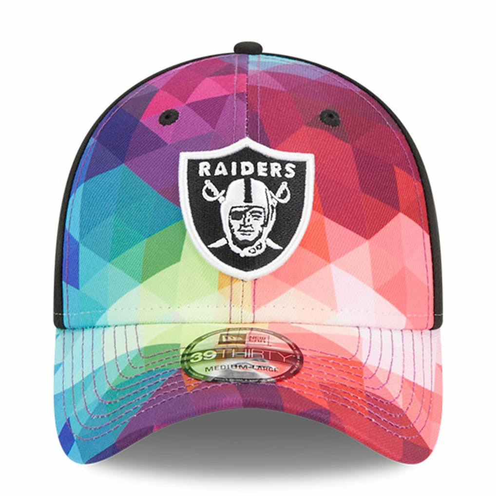 Las Vegas Raiders New Era 2023 NFL Crucial Catch 39THIRTY Flex Hat - Pink Hats