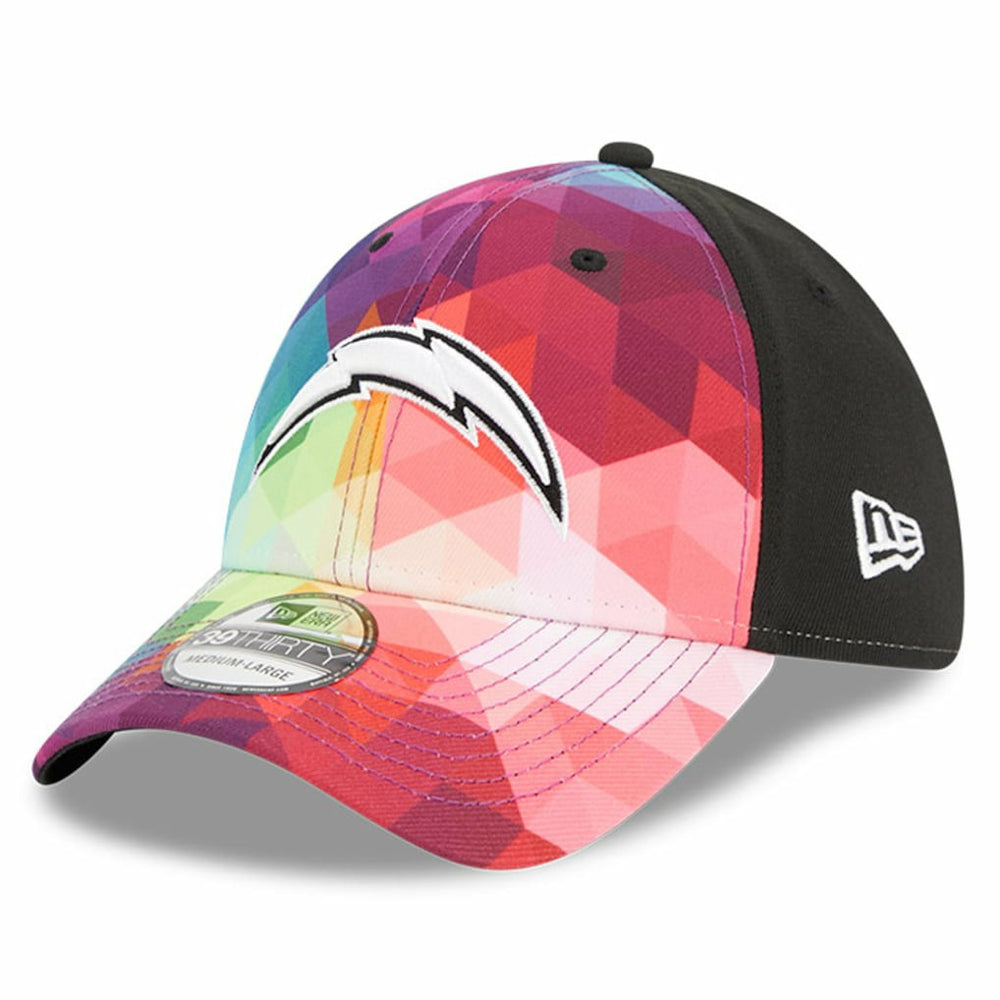 Los Angeles Chargers New Era 2023 NFL Crucial Catch 39THIRTY Flex Hat - Pink Hats
