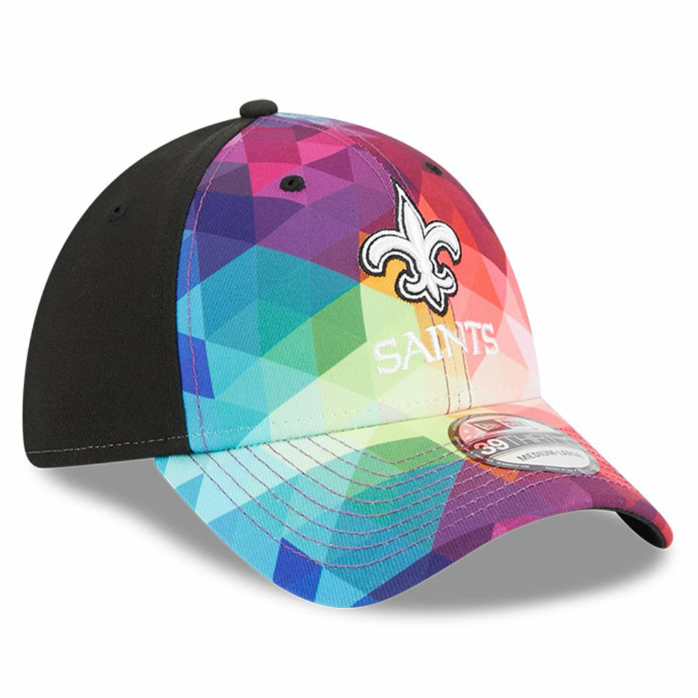 New Orleans Saints New Era 2023 NFL Crucial Catch 39THIRTY Flex Hat - Pink Hats