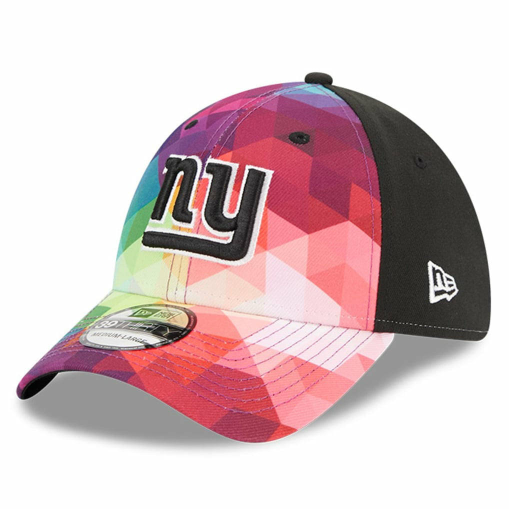 New York Giants New Era 2023 NFL Crucial Catch 39THIRTY Flex Hat - Pink Hats