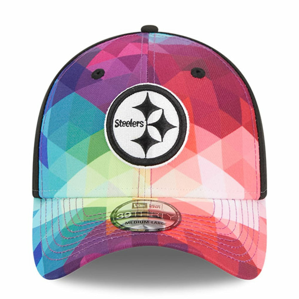 Pittsburgh Steelers New Era 2023 NFL Crucial Catch 39THIRTY Flex Hat - Pink Hats