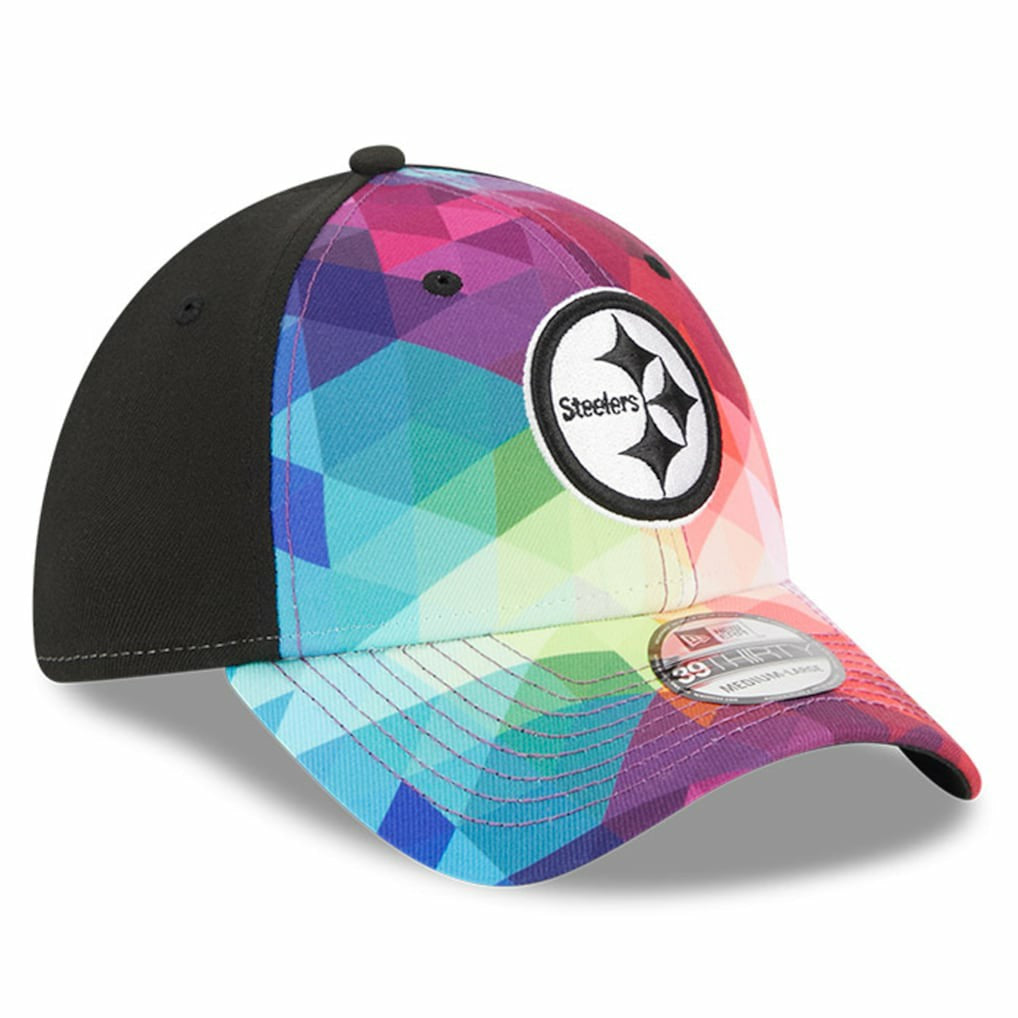 Pittsburgh Steelers New Era 2023 NFL Crucial Catch 39THIRTY Flex Hat - Pink Hats