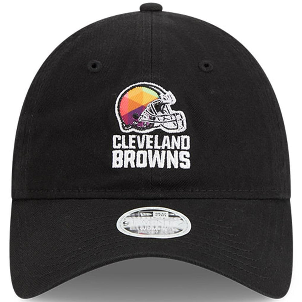 Cleveland Browns New Era Women's 2023 NFL Crucial Catch 9TWENTY Adjustable Hat - Black Hats
