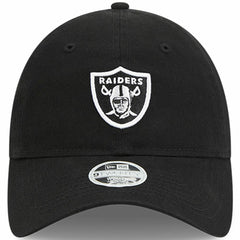 Las Vegas Raiders New Era Women's 2023 NFL Crucial Catch 9TWENTY Adjustable Hat - Black Hats