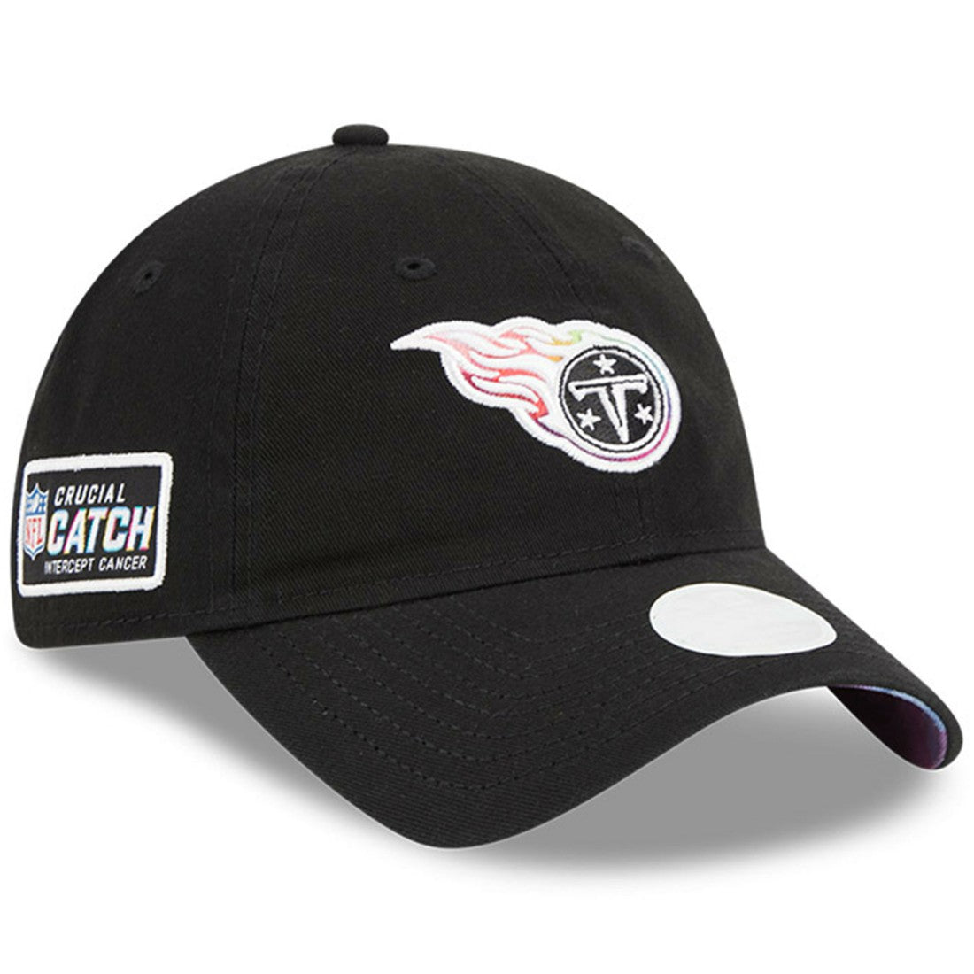 Tennessee Titans New Era Women's 2023 NFL Crucial Catch 9TWENTY Adjustable Hat - Black Hats