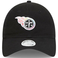 Tennessee Titans New Era Women's 2023 NFL Crucial Catch 9TWENTY Adjustable Hat - Black Hats