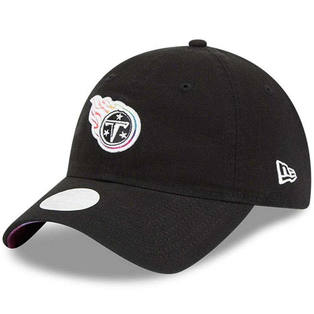Tennessee Titans New Era Women's 2023 NFL Crucial Catch 9TWENTY Adjustable Hat - Black Hats